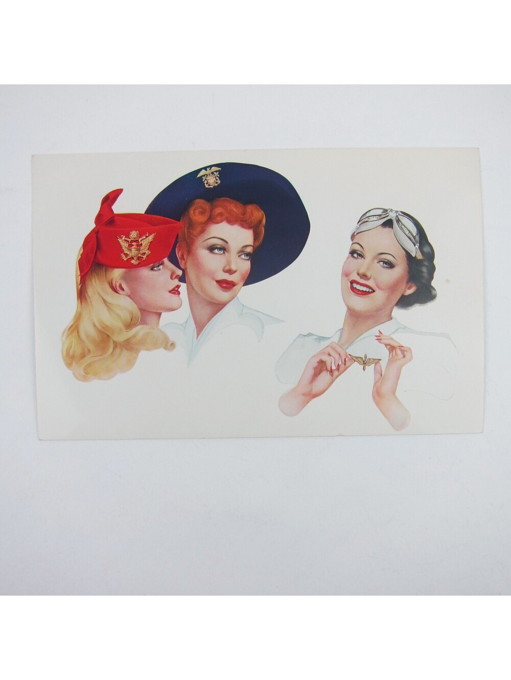 Pin-Up Varga Girl Jumbo Postcard ALBERTO VARGAS Esquire Magazine #2 Vintage 1941